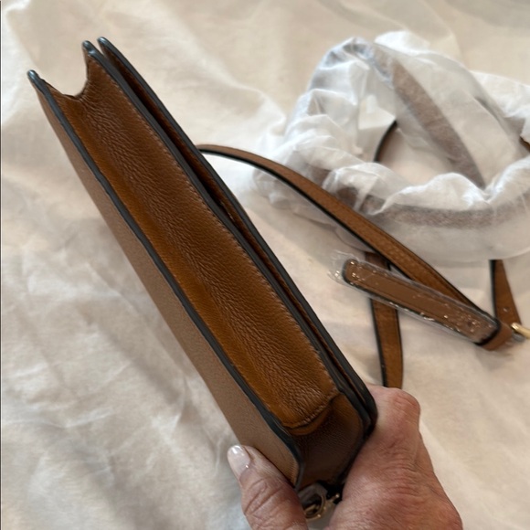 COPY - Tory Burch Brown Leather Crossbody Bag - Picture 2 of 5